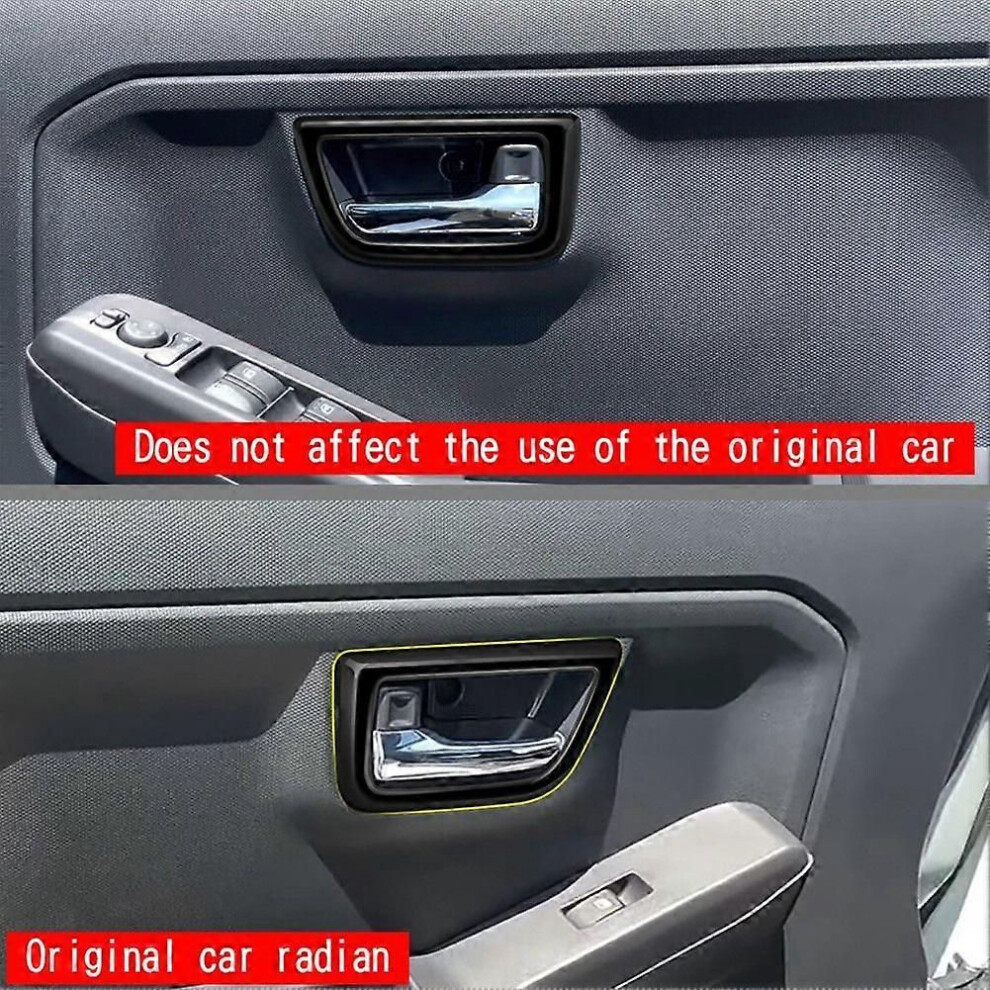Car Inner Door Handle Door Handle Trim Frame For Daihatsu Taft 2024 Car Interior Accessories Bright Black 9319739850598