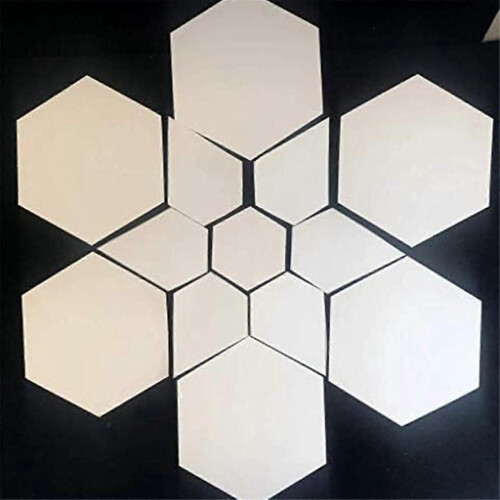Set di 12 modelli per patchwork/English Paper Piecing per trapunte, modelli per cucito a mano a forma 1