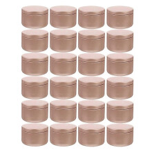 24 stuks decoratieve etiketten voor kaarsenpotjes, lege opbergblikken voor kaarsen, C