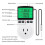 Digital Temperature Controller, Backlit LCD Screen Thermostat Heating Cooling Outlet Plug for Reptile Incubator US Plug 4