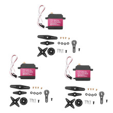 3X 25KG Digital Servo Full Metal Gear High Torque Waterproof for RC Car Crawler Robot Control Angle 270