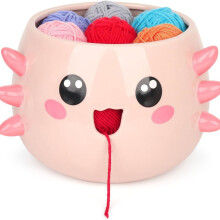 Functional Resin Craft Bowl For Crochet Projects Nonslip Base