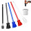 Pack of 4 Reusable Paint Mixer, 1/4 Drill Epoxy Resin Mixing Paddle 2