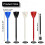 Pack of 4 Reusable Paint Mixer, 1/4 Drill Epoxy Resin Mixing Paddle 3
