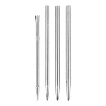 4Pcs Compact Metal Shoelace Needles Silver for DIY Paracord Crafting