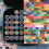 Sticker Label Set,Square Labels Colored Number Stickers A 4