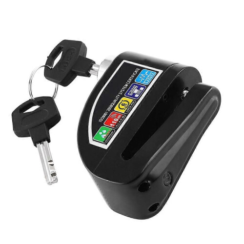 Motorcycle Scooter Bicycle Anti theft Disc Brake Lock Security Alarming System Black 1
