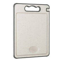 1pcs Stainless Steel Cutting Board Double Sided Chopping Board for Kitchen Scratch Resistants Anti-Slip Silicone Edges