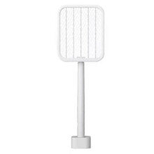 Folding Electric Mosquito Swatter Can Repel Mosquitoes and Fly Swatter Lithium Retractable Battery USB Charging Base(A)