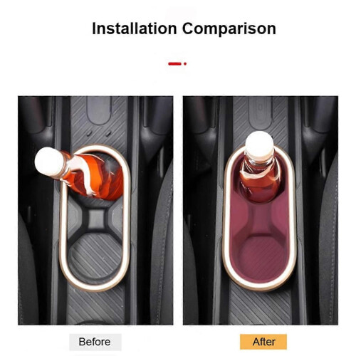 Portabicchiere per auto compatibile con EV J01 E SE J05, organizer per console centrale con inserto 2