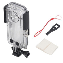 Estuche de buceo impermeable de 40 m para cámara de acción, carcasa protectora impermeable compatible