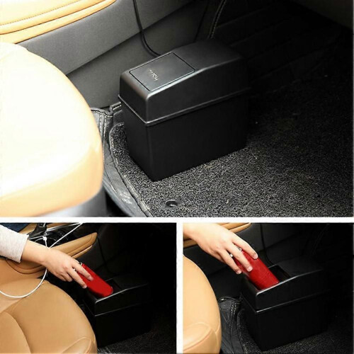 Car Garbage Can Push-Type Umbrella Storage Bucket Waterproof Trash Can Garbage Box Garbage Container for Auto Interior 2