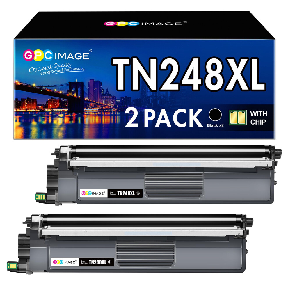 Gpc Image Tn248xl Toner Cartridges, Compatible With Brother Tn248bk Toner, For Brother Dcp-L3560cdw Mfc-L3760cdw Dcp-L3520cdwe Dcp-L3520cdw Mfc- Black 6973135129318