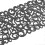 Rectangle Shape Felt Tablecloth Runner Placemats Table Mats Household Decorations(Dark Gray) 4