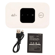 Bärbar internet-hotspot, 4G LTE mobil hotspot stöder flera användare, höghastighetsinternetåtkomst SIM-kortsrouter, lätt och bärbar design