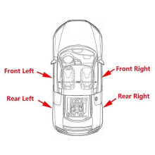 Right Internal Door Handle Car Door Internal Actuator for Fabia