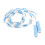 Segmented Jump Rope, Adjustable, Untangled, Flexible PP Plastic, for Kids, Blue 4