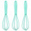 Non-Stick Silicone Whisk Set for Baking and Cooking - Egg Beaters Included 1