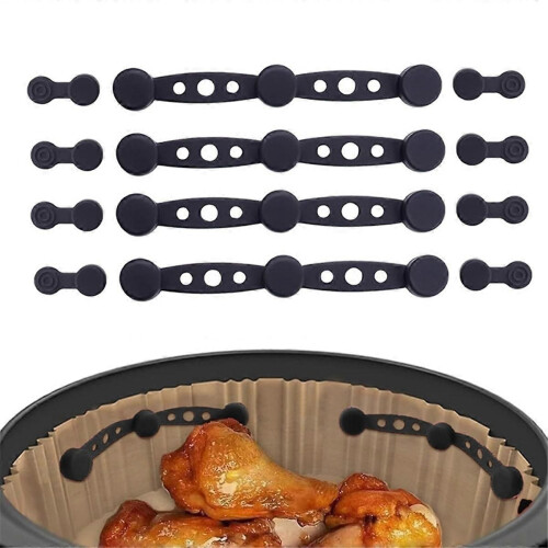 Magnetspänne i silikon för airfryer, bakplåtspapper, låser engångsfoder på plats, myra 1