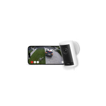 Ring Outdoor Camera Pro Plug-In (newest gen) | Security Camera | Retinal 4K, up to 10X Enhanced Zoom | Radar Detection | Privacy Settings | DIY Instal