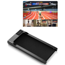 Superun Walking Pad Raceable 6% Incline 2.5HP Under Desk Treadmill 136KG Capacity 6/ 12KM/H Foldable Treadmill with HIIT & MIIT Programs APP Control P