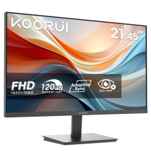 KOORUI E2212H 22 Inch FHD Monitor, Gaming 120Hz, VA Computer Monitors, 1080P Pc Screen, Adaptive Sync, 5ms, VESA 100x100mm, Eye Care, HDMI, VGA