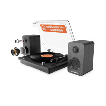 Vinyl Record Player with Speakers | Bluetooth Turntable with AUX & Headphone Jack | Vinyl Player with Speakers, Multi-Playback Options, 45RPM Adaptor