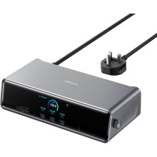Anker Prime Docking Station (DL7400), 14-Port Triple Display with DisplayLink, 140W Max, Smart Display, Triple 4K 60Hz, Cooling Fan, for macOS and Wi