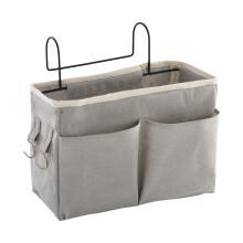 Soft Comfortable Cotton Fabric Bedside Organizers Hanging-1