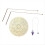 Coppers Dowsing Rods Set with Divining Rods+Pendulums+Divination Mat 1