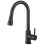 HASVREOG Kitchen Pull-Down Faucet with High Arc Spout, Dual Function Spray Head,High - Performance Pull - Out Kitchen Sink Faucet,Easy Installation (M 1