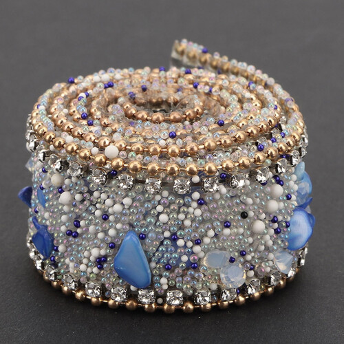 1" Diamond Mesh Decorative Ribbon Roll (#06) 1