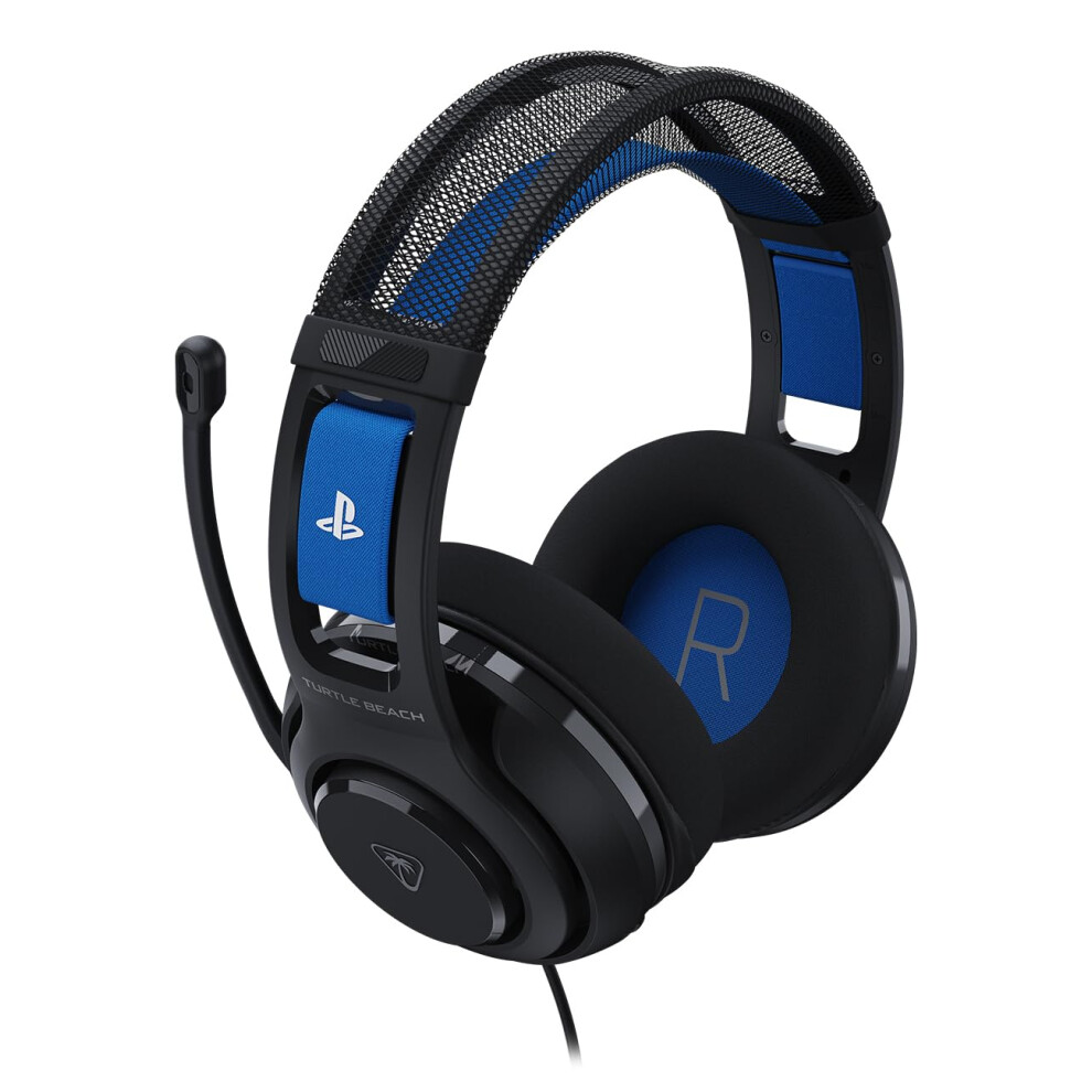 Turtle Beach Atlas 200 Black Wired Gaming Headset For Ps5 And Ps4 - Officially Licensed For Playstation