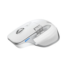 TECKNET Bluetooth Mouse, Wireless Mouse with Thumb Scroll, Rechargeable Mice, Dual Bluetooth 5.0 & 2.4GHz, Ergonomic, 4800DPI Adjustable, Silent Click