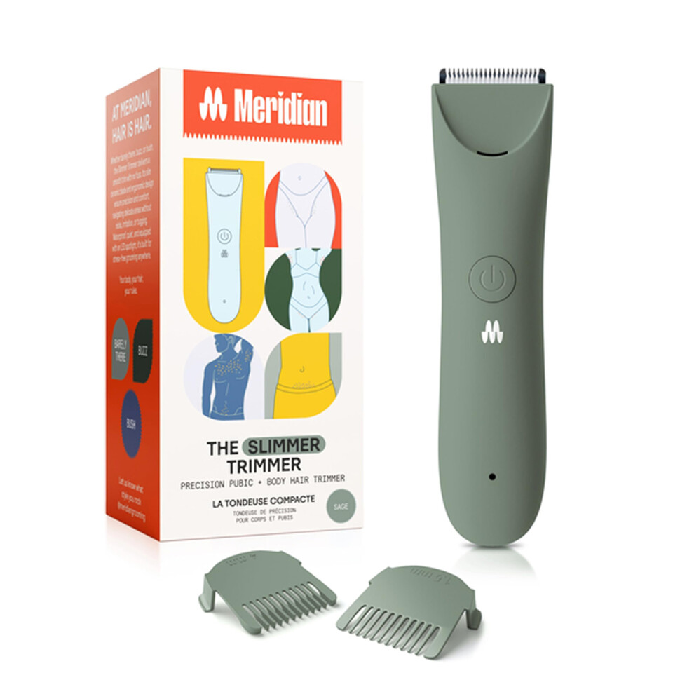 Meridian Slimmer Trimmer, Pubic & Body Hair Trimmer, Bikini Hair Removal, No Nic