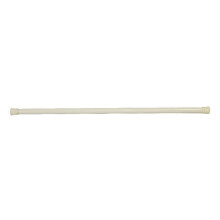 Adjustable Tension Shower Rod 36 to 63 Inches, Tool Installation, Durable Metal, Bone Finish