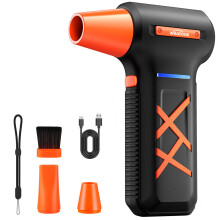 WHATOOK Electric Compressed Air Duster: 250000 RPM Super Power Cordless Mini Blower Cleaner Rechargable with 270 Min Long Use, 3 Gear Adjustable Dust