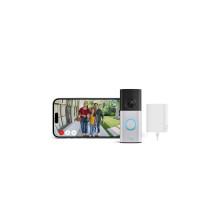 Ring Wired Video Doorbell Plus (newest gen) | with Plug-In Adaptor | DIY Video Doorbell Camera | Retinal 2K | Wide Field of View | Radar Detection | 3