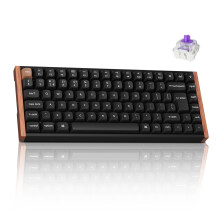 Keychron K2 HE Wireless Custom Mechanical Keyboard - Hall Effect Magnetic Switch, Rapid Trigger, 2.4G/Bluetooth 5.2/USB-C, QMK/VIA, Aluminium & Wood,
