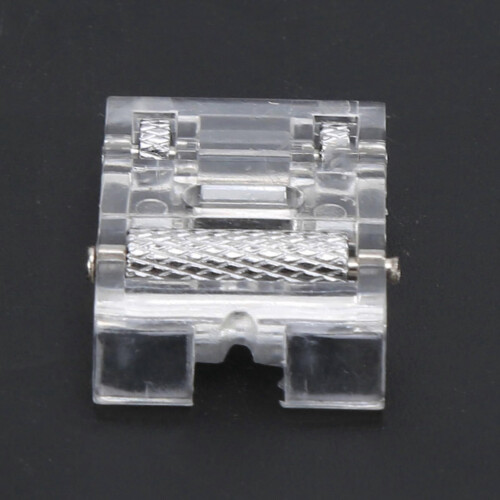 3Pcs Roller Foot Presser Transparent Plastic Practical Easy Use Sewing Essential Tool 1