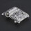 3Pcs Roller Foot Presser Transparent Plastic Practical Easy Use Sewing Essential Tool 3