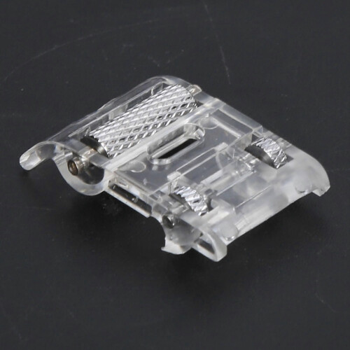 3Pcs Roller Foot Presser Transparent Plastic Practical Easy Use Sewing Essential Tool 2
