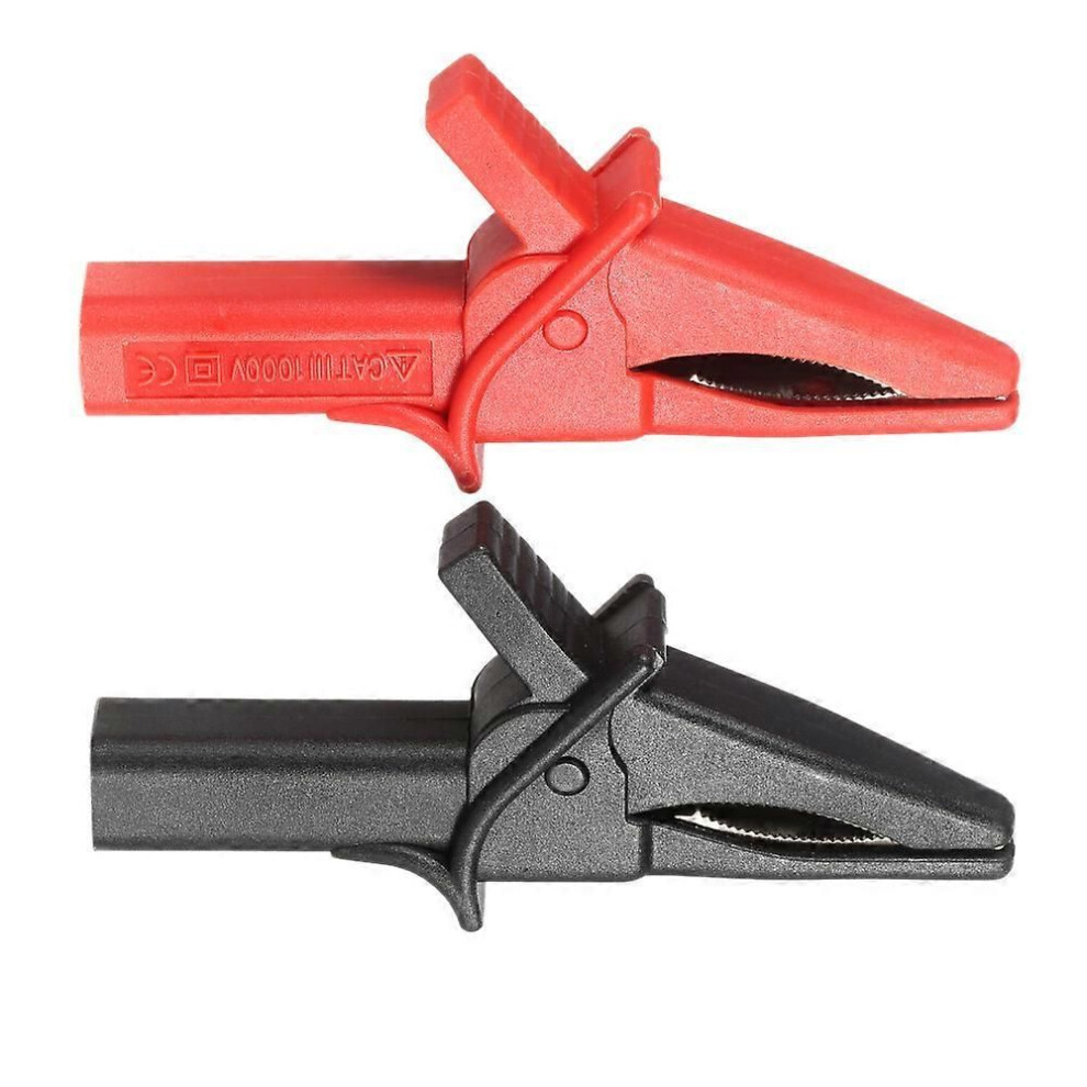 Ht18a Crocodile Clip Fitting Of Dso3064 2Pcs Large Dolphin Gator Clips + Red/Black 9319739857061