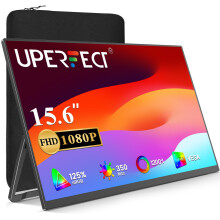 UPERFECT Portable Monitor, 15.6" FHD 1080P IPS Laptop Monitor, Ultra-Slim Travel Small Monitor, USB C Second Screen, Plug & Play Gaming Monitor M