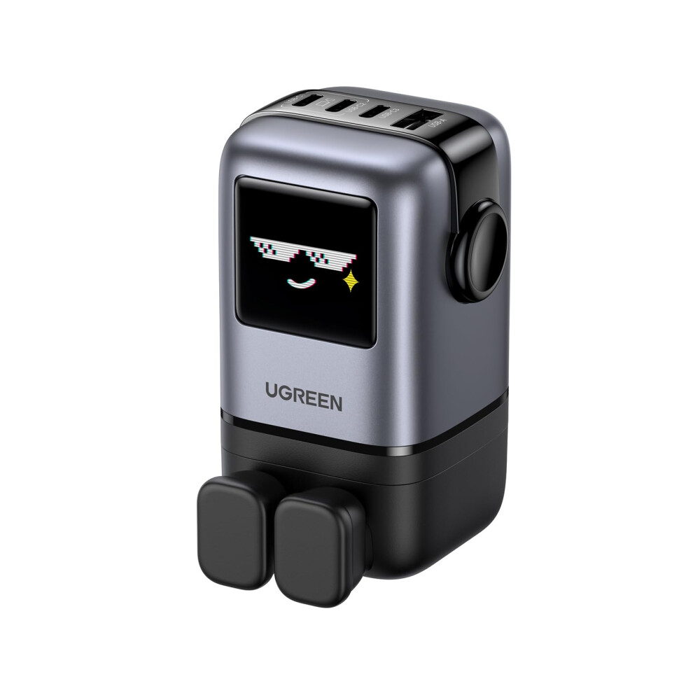 Ugreen Uno 100W Usb C Charger Nexode 4-Port Gan Fast Charging Plug Usb C Laptop Charger Compatible With Macbook Pro/Air, Ipad Pro, Iphone 17 Pro/Air/ 5007291859640