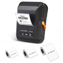 SUPVAN T50M Pro Version 2 Bluetooth Label Maker Machine with 3 Tapes, Wide Waterproof Label, Versatile App with 30+ Fonts and 660+ Icons, Inkless Labe