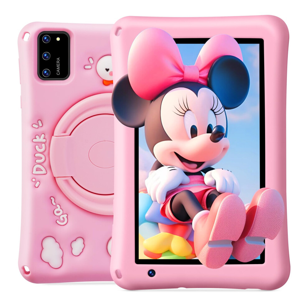 Bisaikasow Kids Tablet 7 Inch Android 13 Octa-Core, 8Gb+64Gb, 5800Mah Battery, 5+8Mp Dual Camera, Parental Control, Shockproof Silicone Case, Gms Cert 746270560973