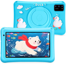 BISAIKASOW Kids Tablet 7 Inch Android 13 Octa-Core, 8GB+64GB, 5800mAh Battery, 5+8MP Dual Camera, Parental Control, Shockproof Silicone Case, GMS Cert