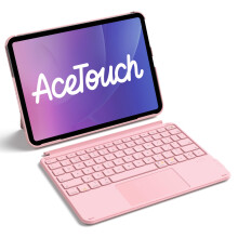 Inateck Ultralight Keyboard Case with Touchpad for iPad A16 11th Gen 2025/10th Gen 2022 (11/10.9 inch), Detachable Keyboard for iPad Air 11" M4 2026/M