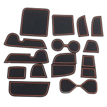 Alfombrilla para compartimento de puerta compatible con -V Vezel 2021 2022, accesorios Interior antideslizante,